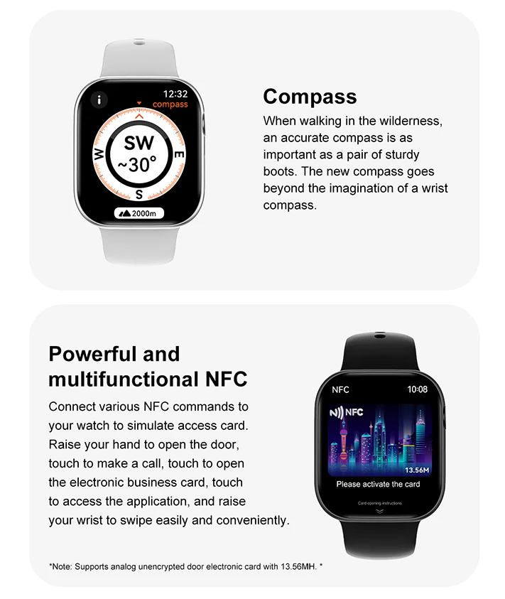 New Series 10 For Apple Watch 10 GPS Smart Watch 16G Memory Music Video NFC Bluetooth Call Waterproof Smartwatch For Android IOS - onlinemegasale.com