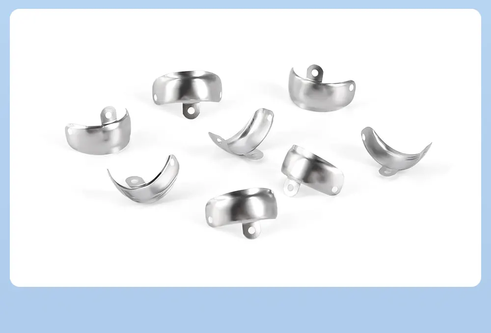 50PCS Dental Matrix Bands Sectional Contoured Metal Matrices For Teeth Replacement Dentistry Material - onlinemegasale.com