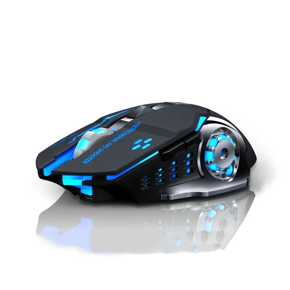 Rechargeable Wireless Mouse Gaming Computer Silent Bluetooth Mouse USB Mechanical E-Sports Backlight PC Gamer Mouse For Computer - onlinemegasale.com