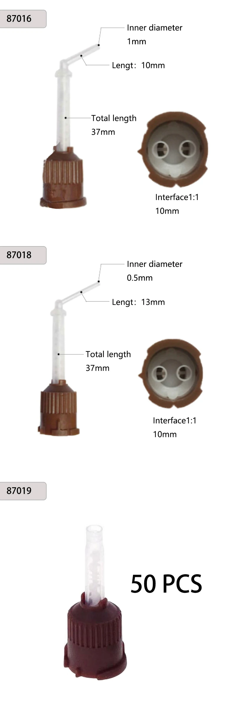 50/100PCS Dental Mixing Tips Silicone Rubber Mixing Tip Dental Impression Materials Mixing Tube Denture Laboratory Color Tubes - onlinemegasale.com 50/100PCS Dental Mixing Tips Silicone Rubber Mixing Tip Dental Impression Materials Mixing Tube Denture Laboratory Color Tubes - onlinemegasale.com