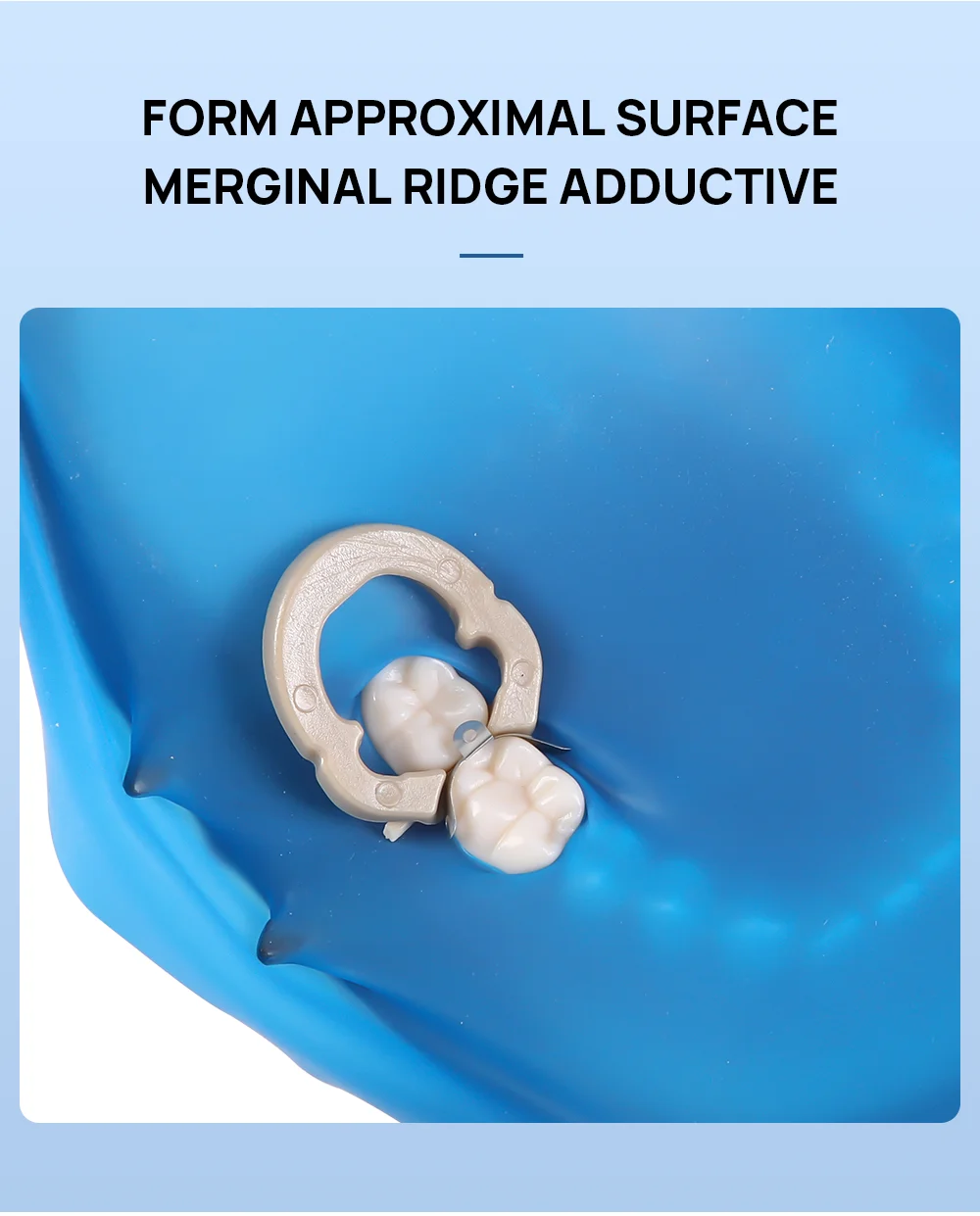 50PCS Dental Matrix Bands Sectional Contoured Metal Matrices For Teeth Replacement Dentistry Material - onlinemegasale.com