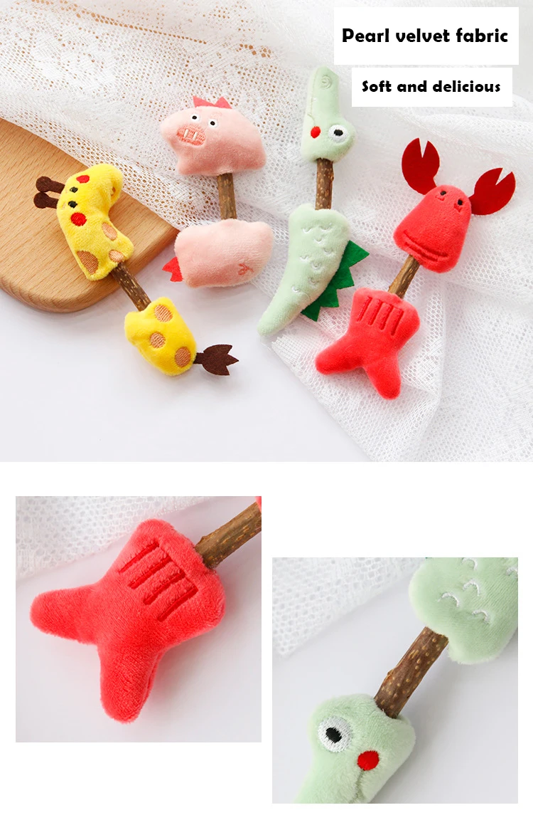 Plush Interactive Stuffed Cat Toy Molar Stick - onlinemegasale.com Plush Interactive Stuffed Cat Toy Molar Stick - onlinemegasale.com