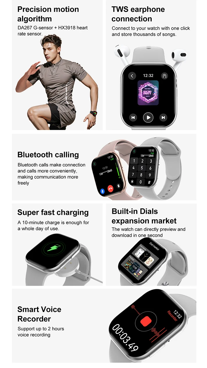New Series 10 For Apple Watch 10 GPS Smart Watch 16G Memory Music Video NFC Bluetooth Call Waterproof Smartwatch For Android IOS - onlinemegasale.com