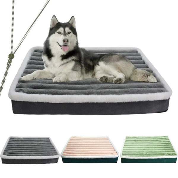 Washable Dog Mattress with Zipper – Pet Cushion