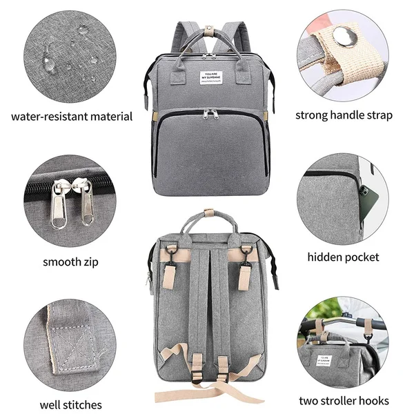 Portable Baby Folding Bed Travel Bag - onlinemegasale.com