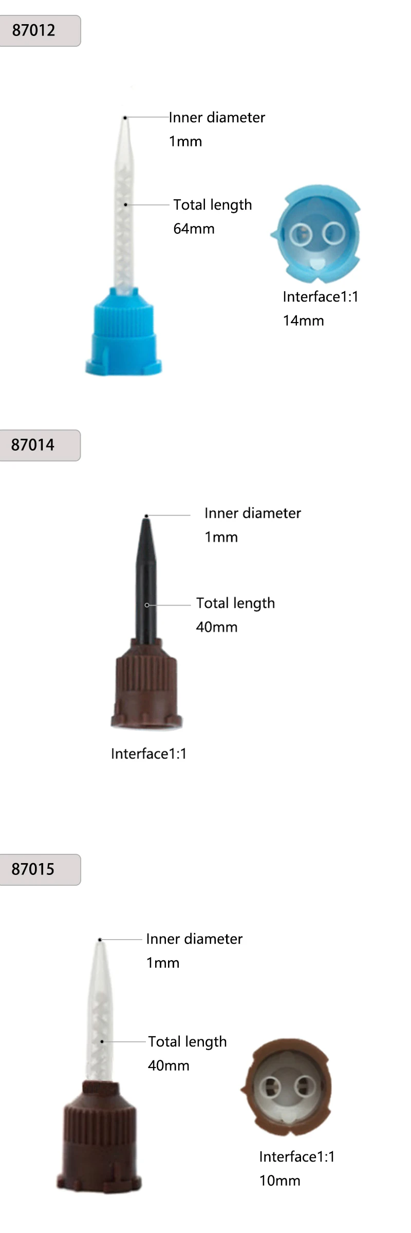 50/100PCS Dental Mixing Tips Silicone Rubber Mixing Tip Dental Impression Materials Mixing Tube Denture Laboratory Color Tubes - onlinemegasale.com 50/100PCS Dental Mixing Tips Silicone Rubber Mixing Tip Dental Impression Materials Mixing Tube Denture Laboratory Color Tubes - onlinemegasale.com