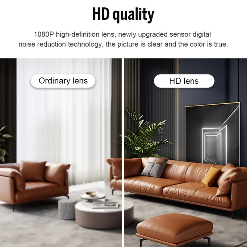 Smart WiFi Mini Camera 1080P HD Camera Night Vision Audio Video Recording Baby Monitor Indoor Video Recorder Motion Detection - onlinemegasale.com