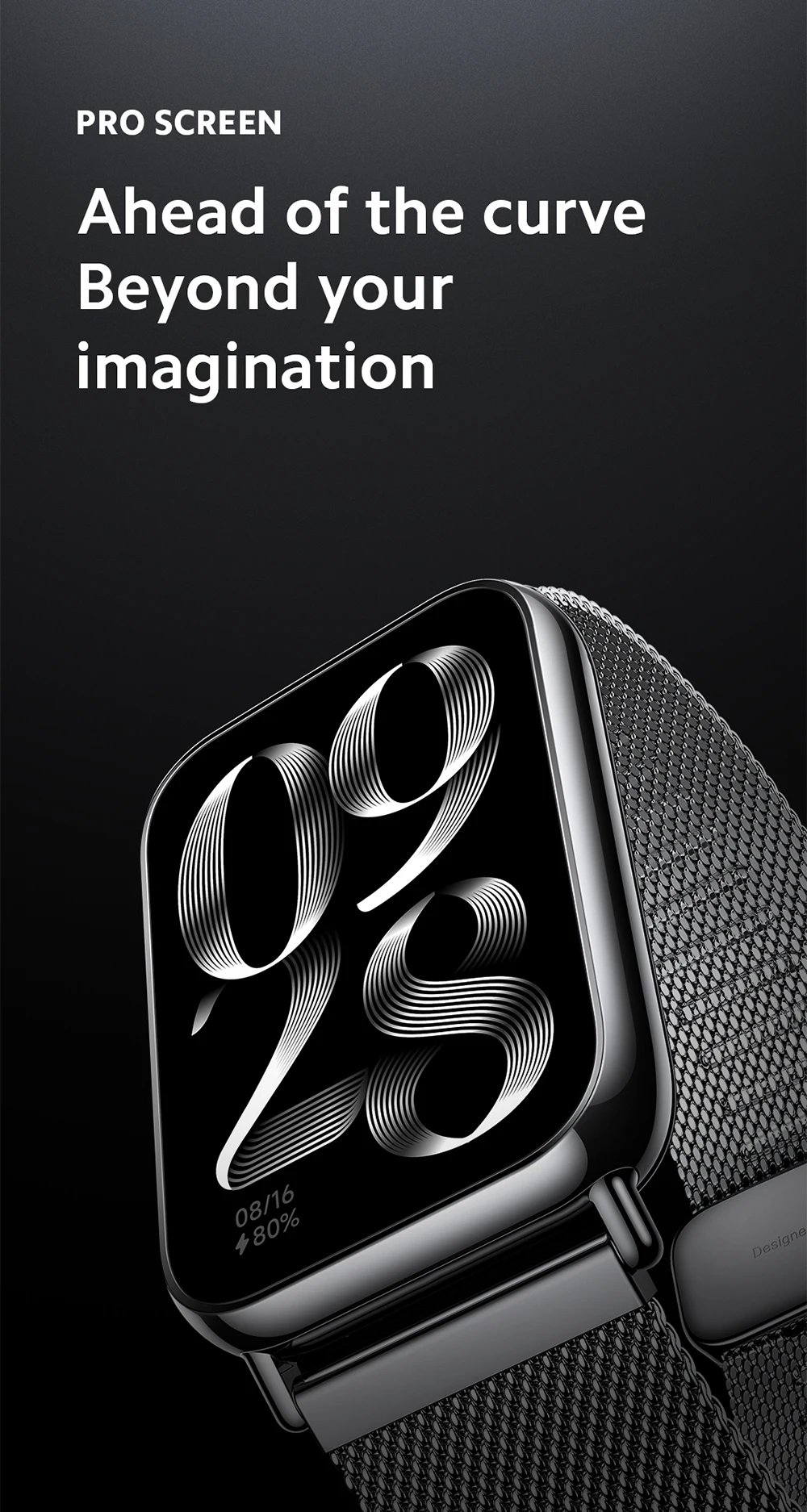 New world Premiere Global Version Xiaomi Smart Band 8 Pro 1.74”AMOLED display Built-in Up to 14-day battery life 5ATM Water - onlinemegasale.com