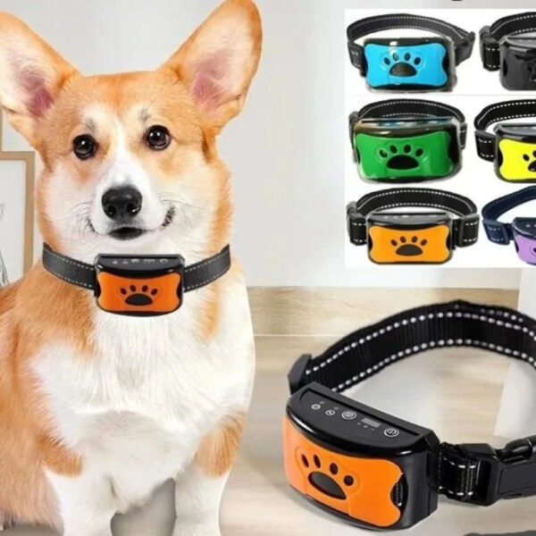 Waterproof Ultrasonic Vibration Anti Barking Automatic Dog Training Collar