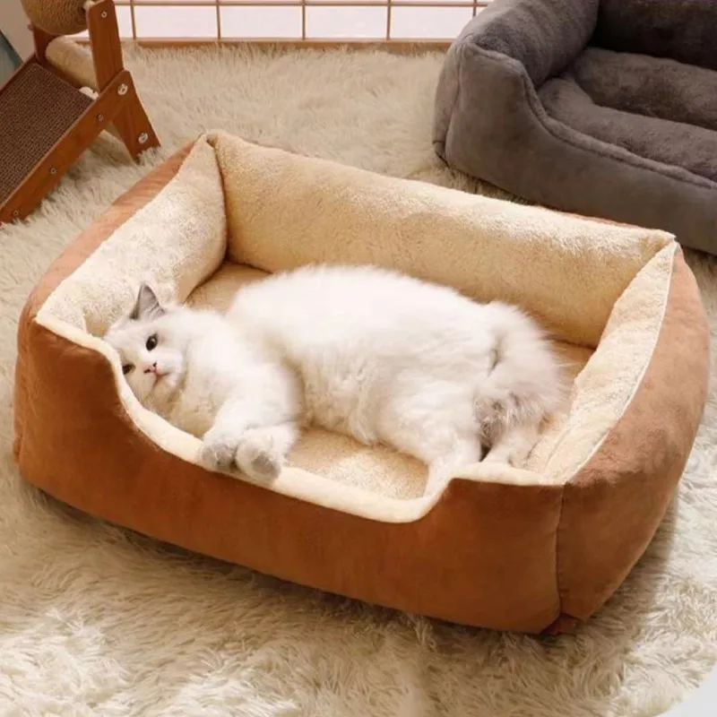 Warm Thickened Cat Bed - onlinemegasale.com