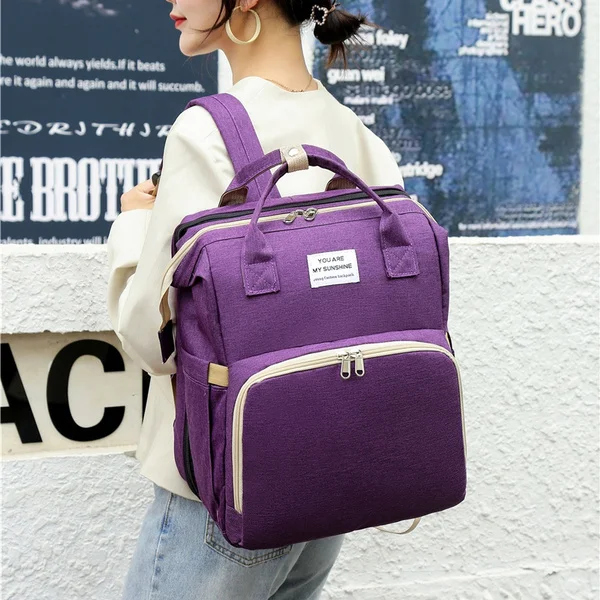 Portable Baby Folding Bed Travel Bag - onlinemegasale.com