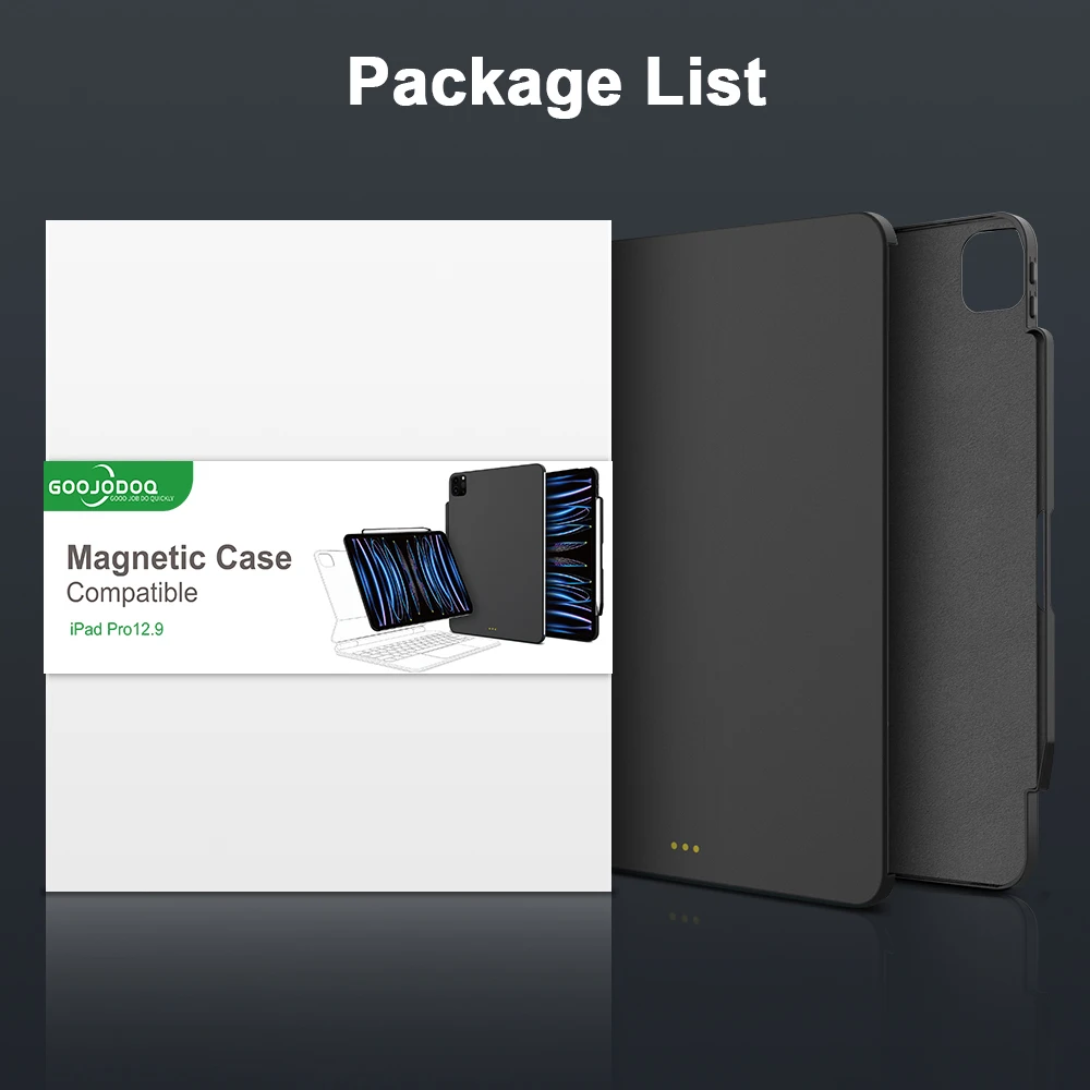 Magnetic Case for iPad Pro 11 13 2024 M4 Air 6 Air 4/5 iPad Pro 12.9 Magic Keyboard Compatible Case Pencil Holder - onlinemegasale.com