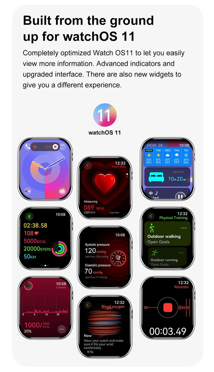 New Series 10 For Apple Watch 10 GPS Smart Watch 16G Memory Music Video NFC Bluetooth Call Waterproof Smartwatch For Android IOS - onlinemegasale.com