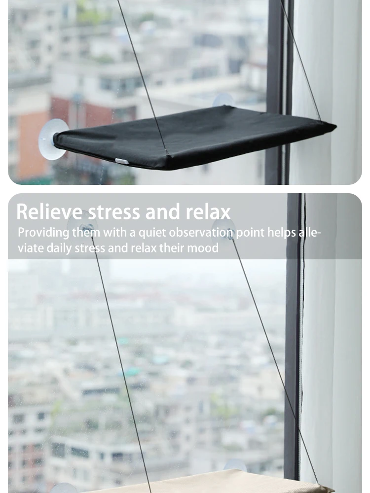Ultra-Soft Cat Window Hammock - onlinemegasale.com