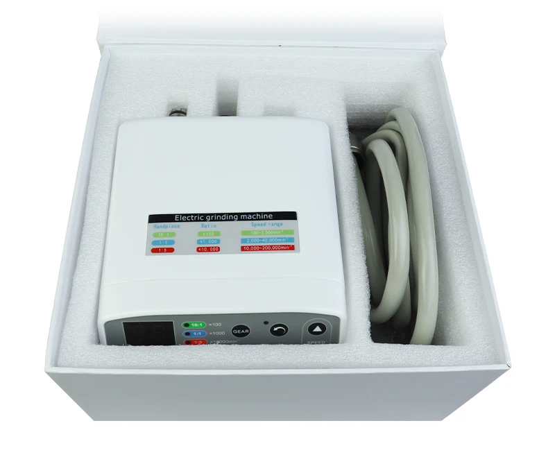VVDental Electric Brushless LED Micro Motor Set Internal Water Spray High Rotation 1:5/1:1 Contra Angle Handpiece Dental Machine - onlinemegasale.com VVDental Electric Brushless LED Micro Motor Set Internal Water Spray High Rotation 1:5/1:1 Contra Angle Handpiece Dental Machine - onlinemegasale.com