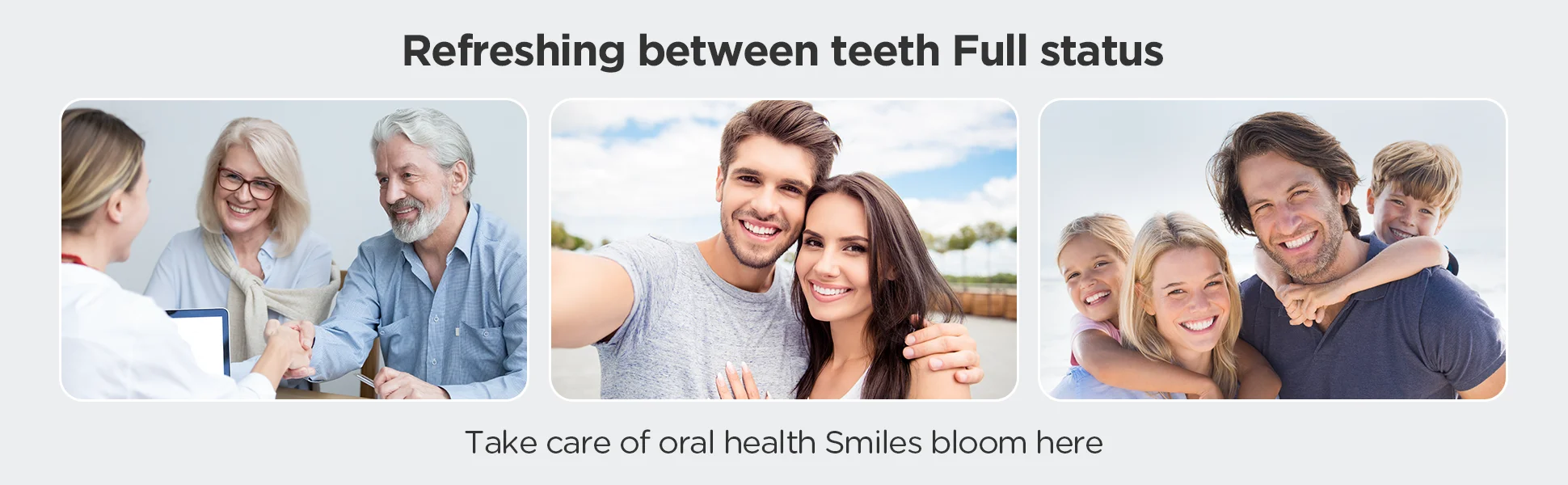 Fairywill Water Flossers Oral Irrigator Rechargeable Portable Dental 3 Modes Water Tank for Teeth 300ML Waterproof Teeth Cleaner - onlinemegasale.com