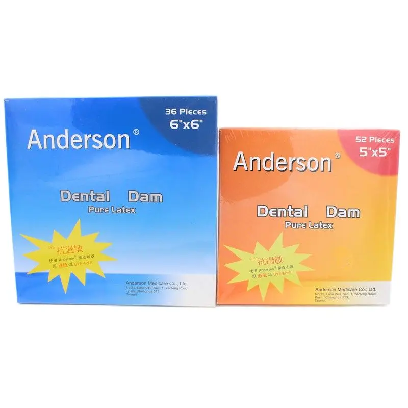 1 Box High Quality Pure Latex Rubber Dam Dental Dam Anti-allergy Dental Rubber Dam 5*5 inch 6*6 Dental material - onlinemegasale.com