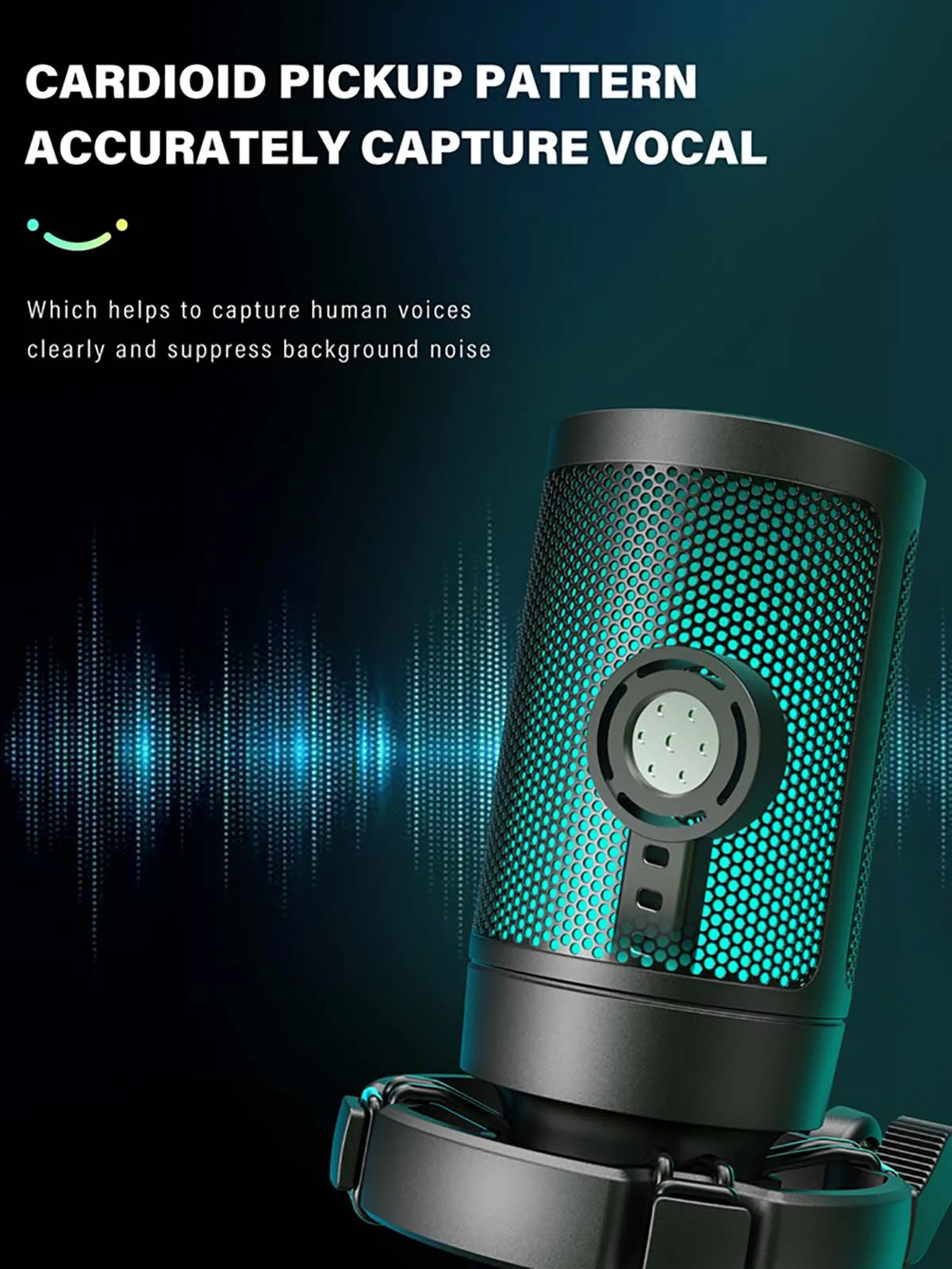 AmpliGame by FIFINE RGB USB Gaming Microphone with Light-touch Mute,Condenser Mic with Tripod for PC,PS4/5,Laptop Streaming-A2 - onlinemegasale.com AmpliGame by FIFINE RGB USB Gaming Microphone with Light-touch Mute,Condenser Mic with Tripod for PC,PS4/5,Laptop Streaming-A2 - onlinemegasale.com