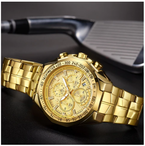 Wwoor Luxury Sports Relogio Masculino Men's Watch - Full Steel Waterproof Chronograph Quartz Wristwatch - onlinemegasale.com Wwoor Luxury Sports Relogio Masculino Men's Watch - Full Steel Waterproof Chronograph Quartz Wristwatch - onlinemegasale.com