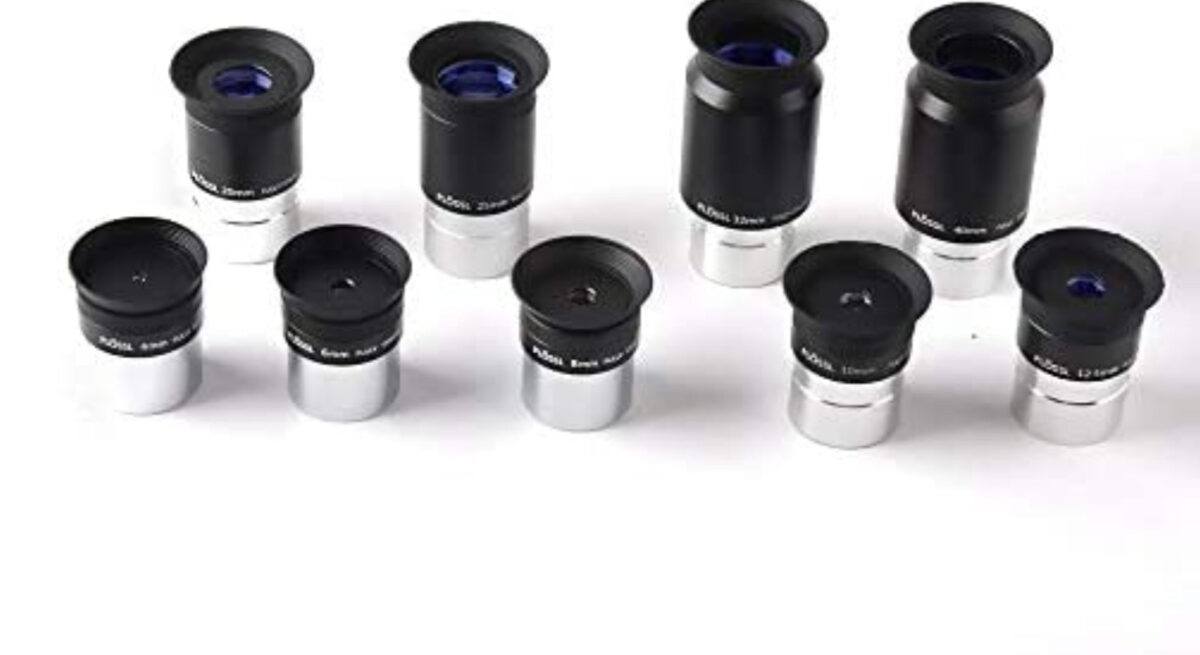 Telescope 1.25" Plossl Eyepiece Kit Plossl Eyepiece 6/12.5/20mm - 52 Degree FOV and 4-Element Design - onlinemegasale.com