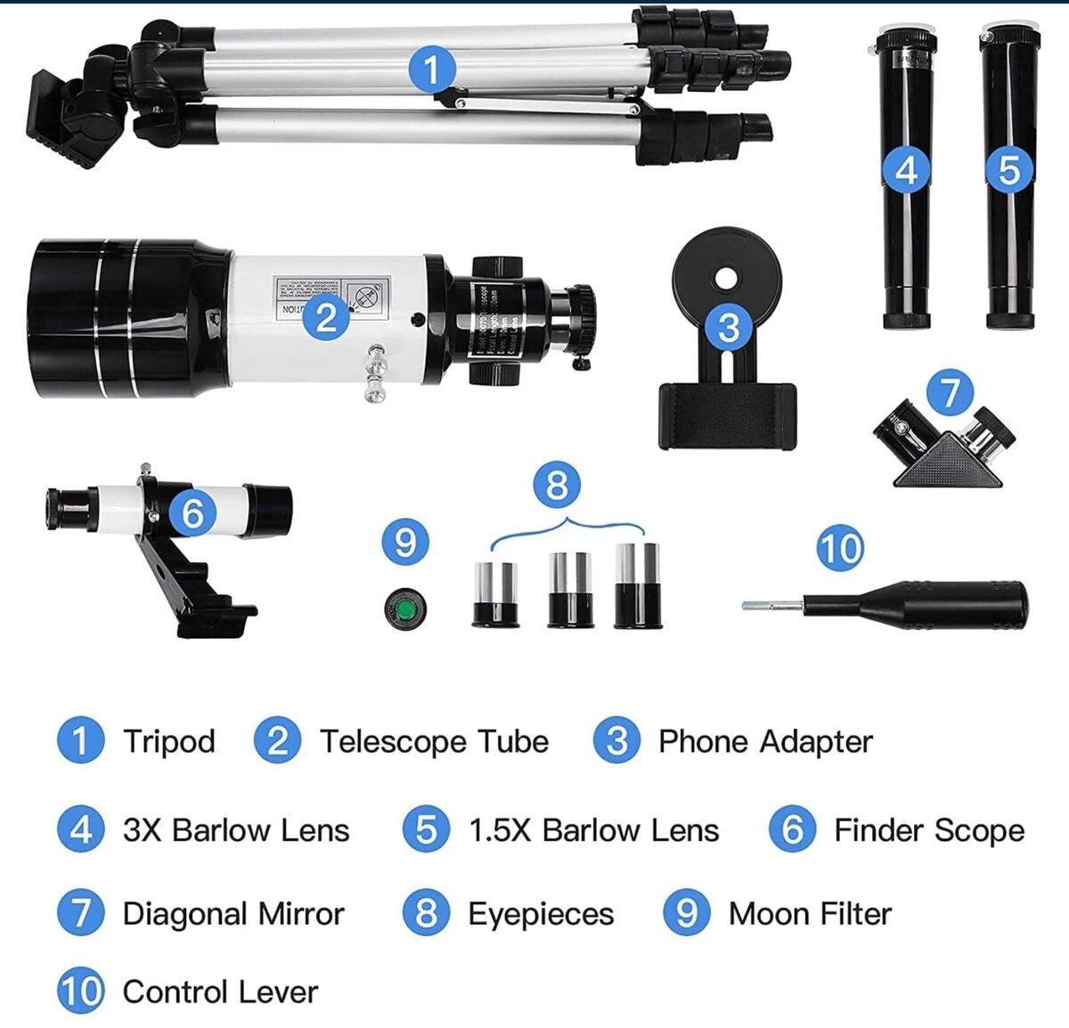 Professional HD 150X Space Astronomical Stellina Telescope with Tripod & Bag - onlinemegasale.com