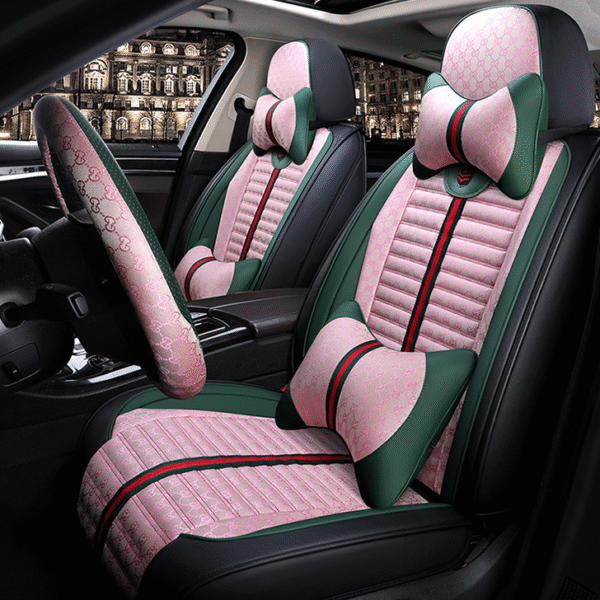 Celebrity Designer Style Pretty Pink NeckRest & BackRest Cushion