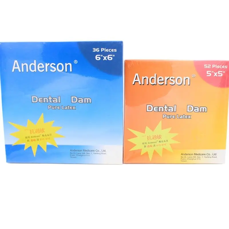 1 Box High Quality Pure Latex Rubber Dam Dental Dam Anti-allergy Dental Rubber Dam 5*5 inch 6*6 Dental material - onlinemegasale.com