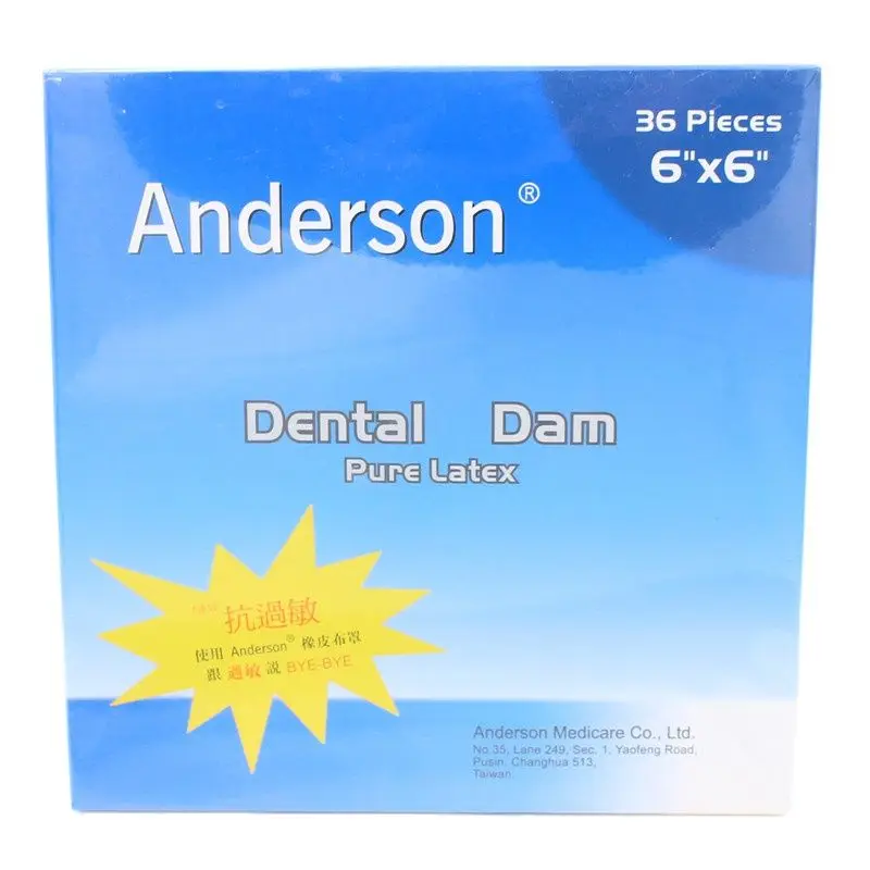 1 Box High Quality Pure Latex Rubber Dam Dental Dam Anti-allergy Dental Rubber Dam 5*5 inch 6*6 Dental material - onlinemegasale.com