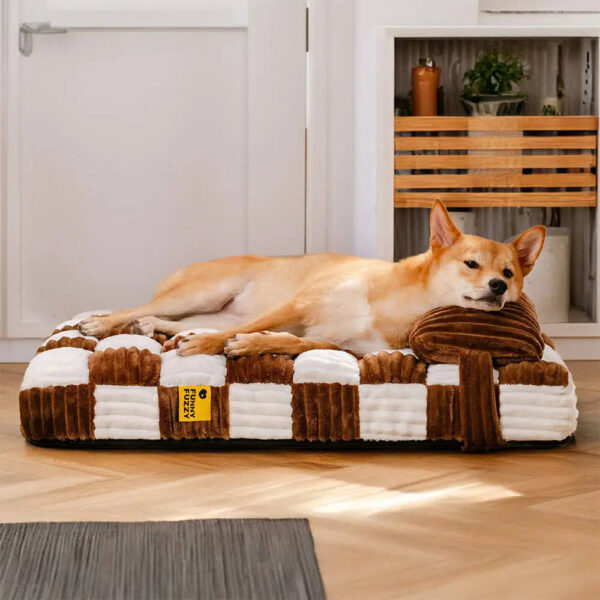Plush Orthopedic Dog Bed – Soft & Supportive