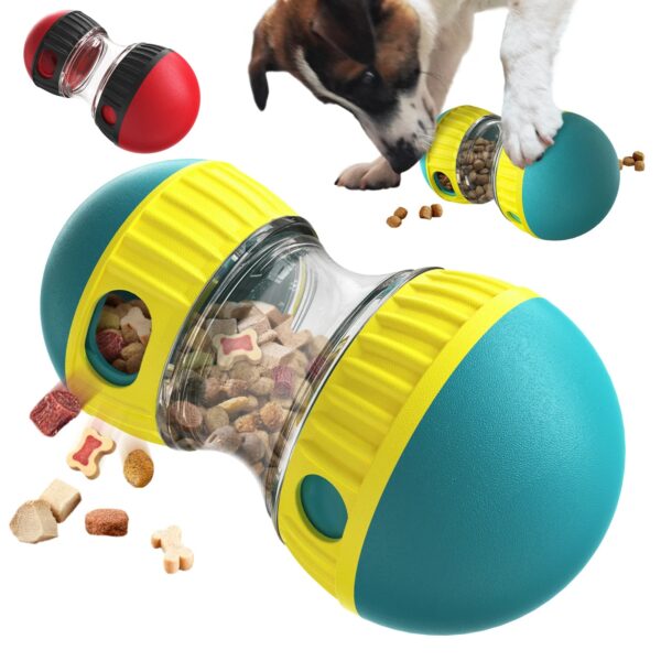 Interactive Dog IQ Toy - Slow Feeder Ball for Small & Medium Dogs