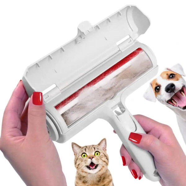Dog Self-Cleaning Based Hair/Fur Remover Roller