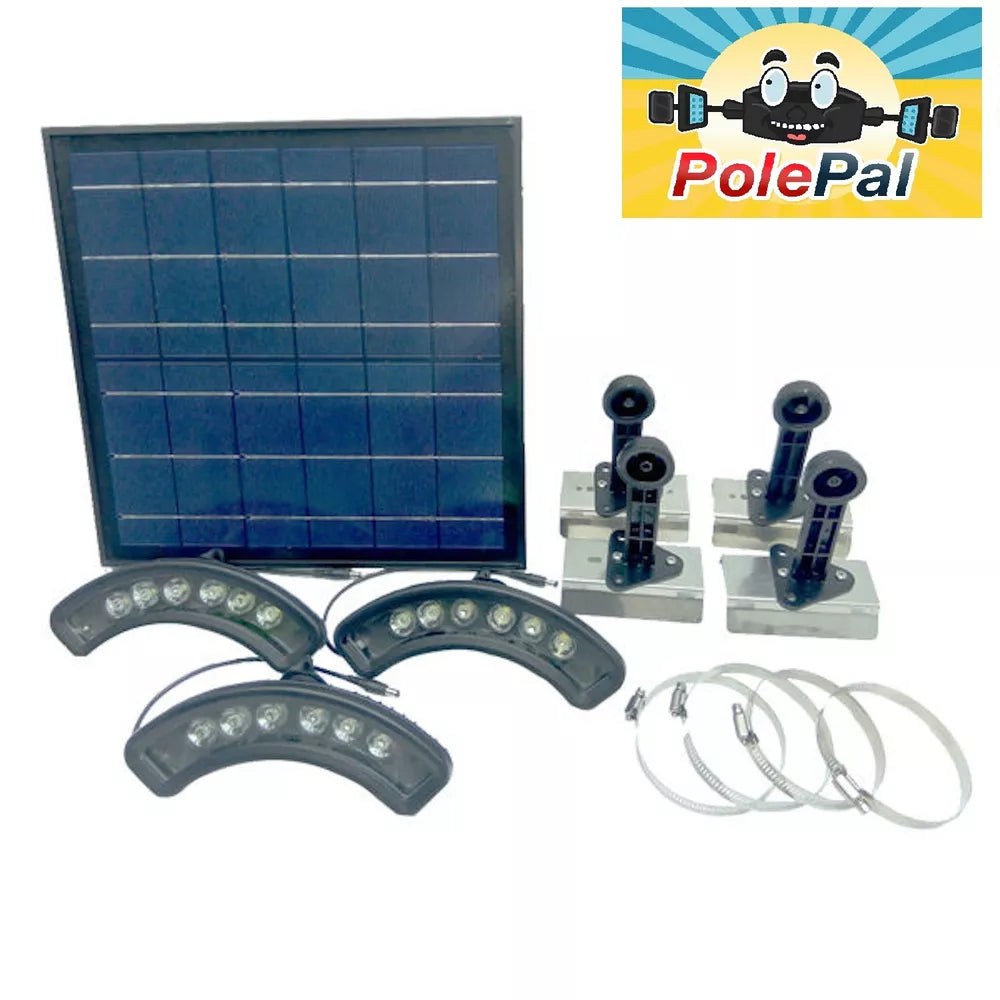 Commercial Grade Solar Flagpole Light - onlinemegasale.com Commercial Grade Solar Flagpole Light - onlinemegasale.com