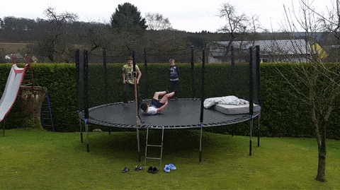 12ft Premium Trampoline With Safety Enclosure Net For Kids & Adults - onlinemegasale.com
