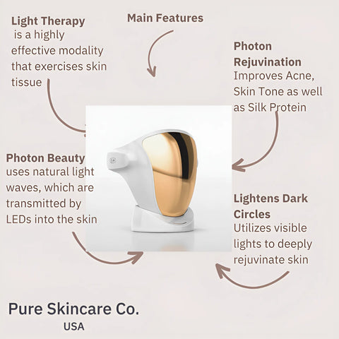 LED Therapy Mask For Healthy Looking Skin - onlinemegasale.com