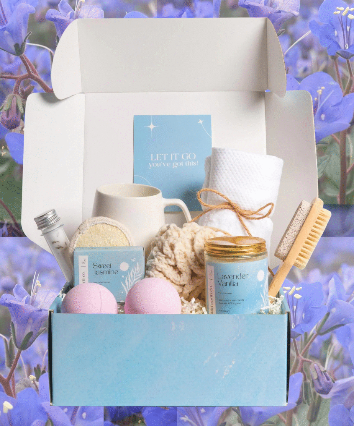 💙 Moonlit Bluebell – Self-Care Gift Box 💙 - onlinemegasale.com