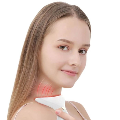 Radiant Skin with Ease Face & Neck LED Therapy, Double Chin Remover - onlinemegasale.com
