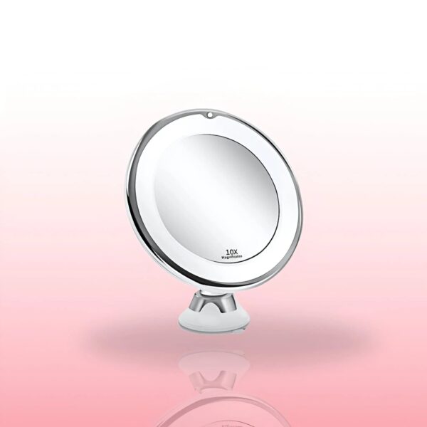 10x Magnifying Lighted Makeup Mirror with 360° Rotation