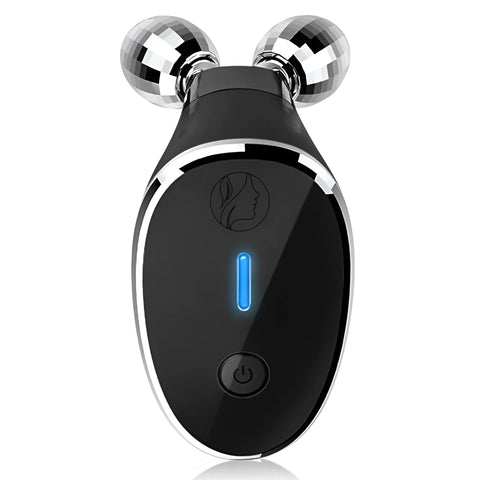 Microcurrent Face Massager Roller - Skin Tightening & Rejuvenation Tool - onlinemegasale.com
