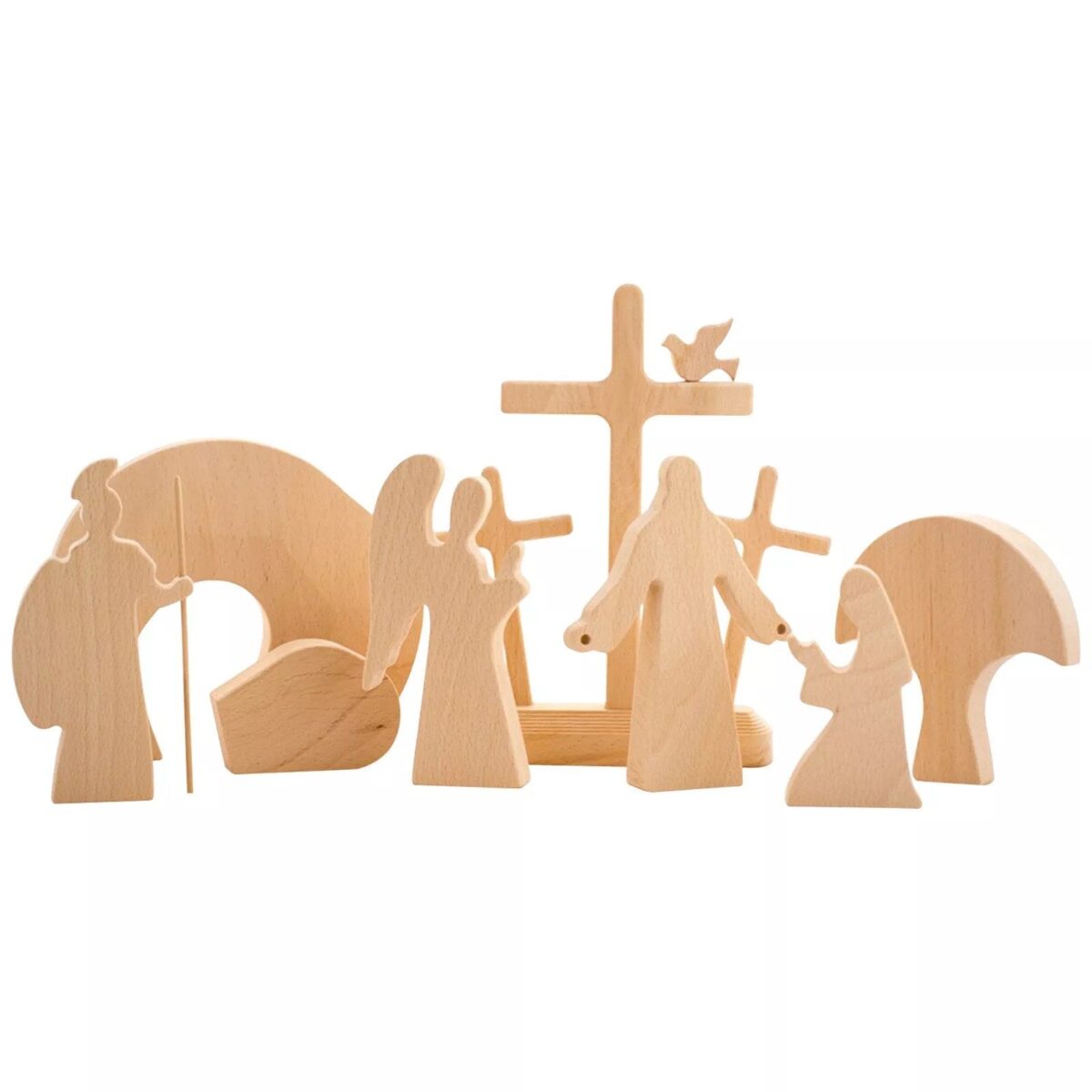 Easter Scene Wooden Decoration - onlinemegasale.com