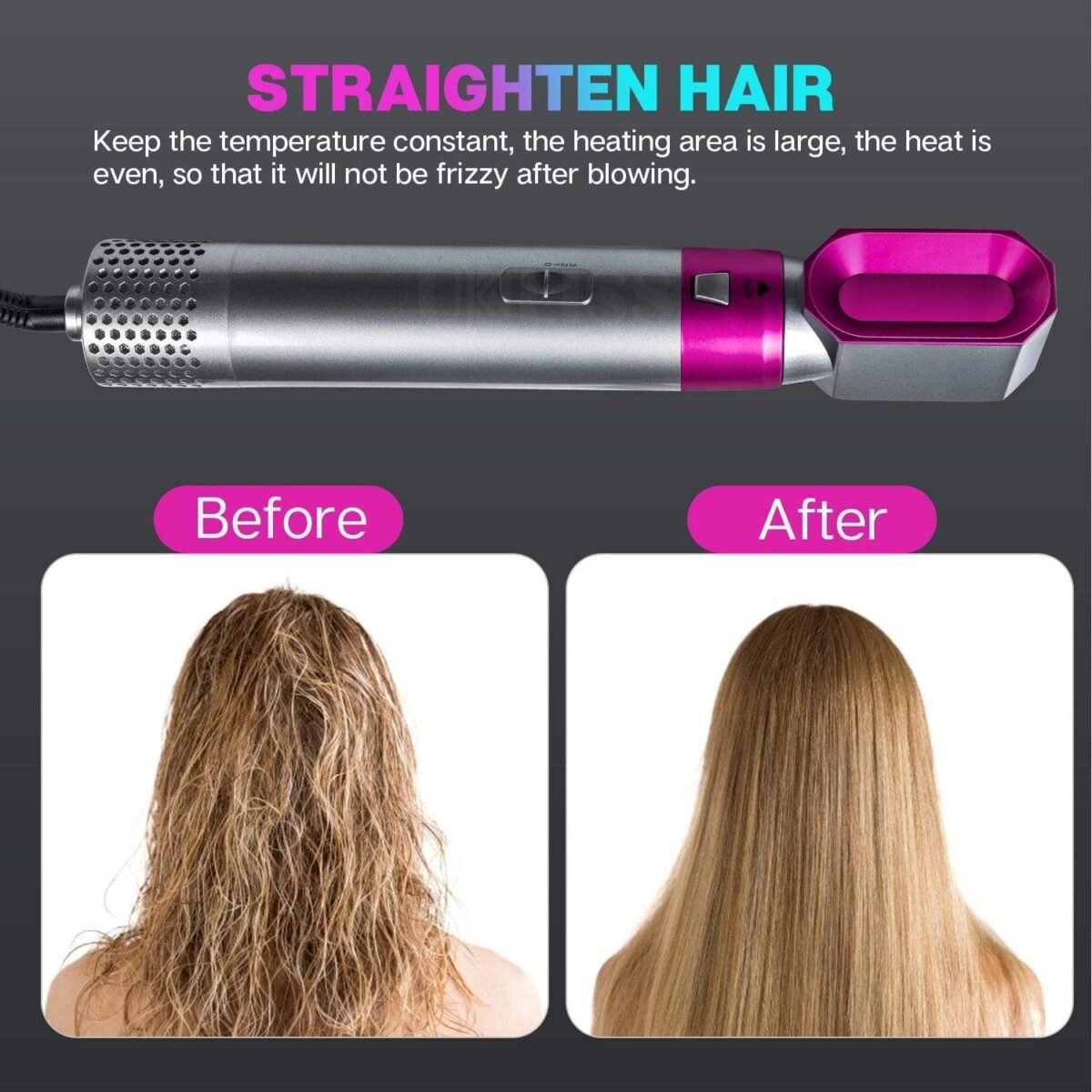 5 in 1 Professional Multifunctional Airwrap Hair Styling Tool By The Bargain Town - onlinemegasale.com
