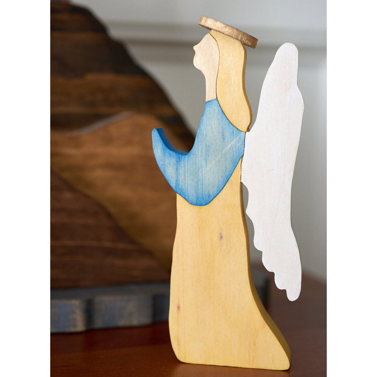 Easter Scene Wooden Decoration Easter Decor Wooden Cross Resurrection Scene Decor Wooden Nativity Set Home Decor Ornament - onlinemegasale.com