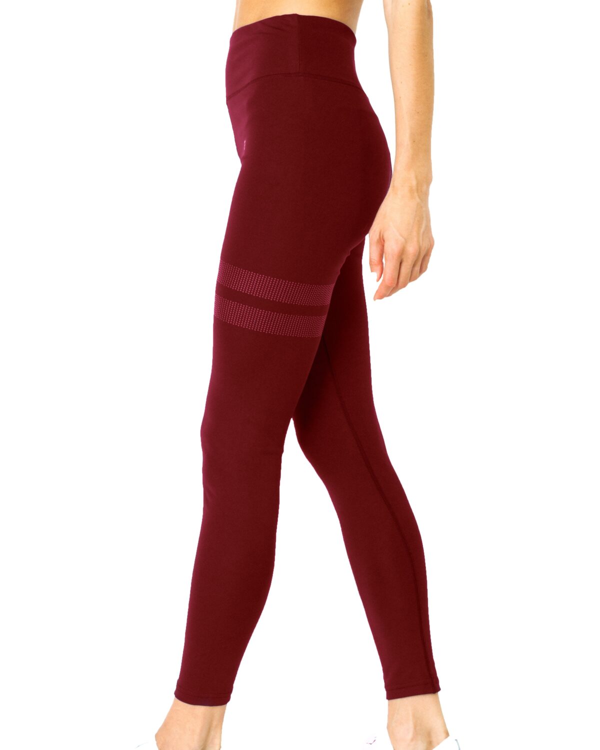 Ashton Leggings - Maroon - onlinemegasale.com
