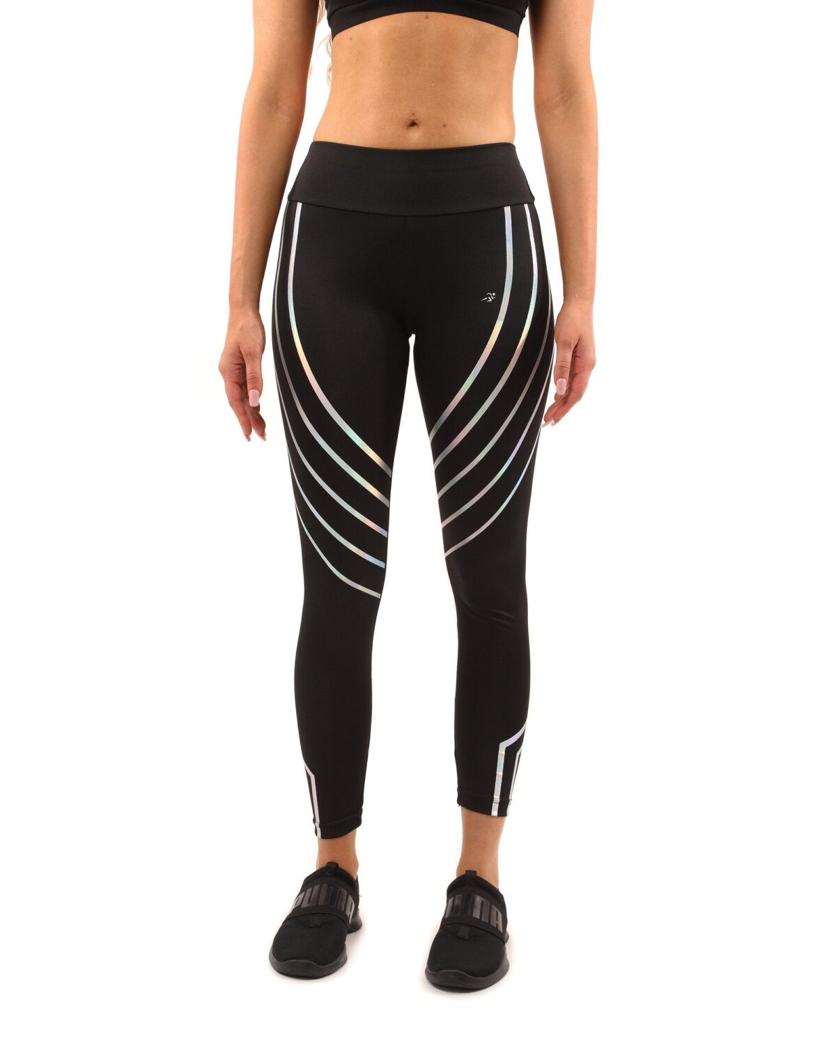 Laguna Set - Leggings & Sports Bra - Black - onlinemegasale.com
