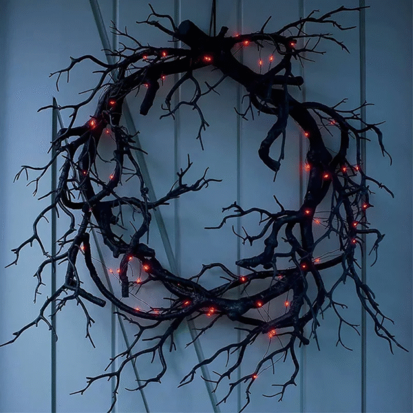 Halloween Wreath Black
