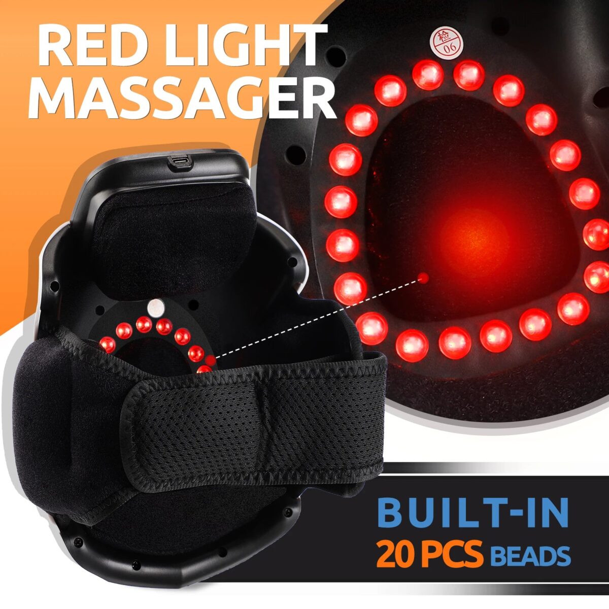 Electric Infrared Heating Knee Joint Massager - Doctors Recommended - onlinemegasale.com