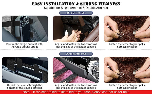 Foldable Safety Travel Dog Car Seat Carrier - onlinemegasale.com