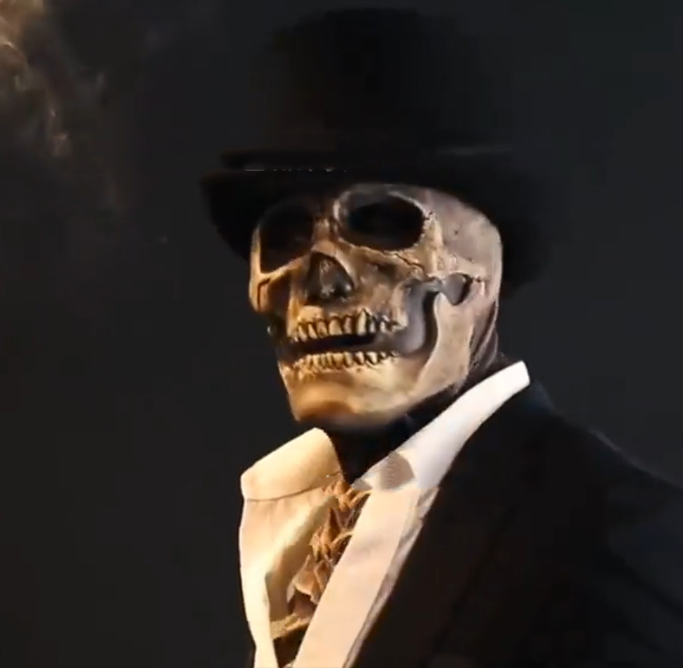 Halloween Horror Skull Movable Mask - onlinemegasale.com