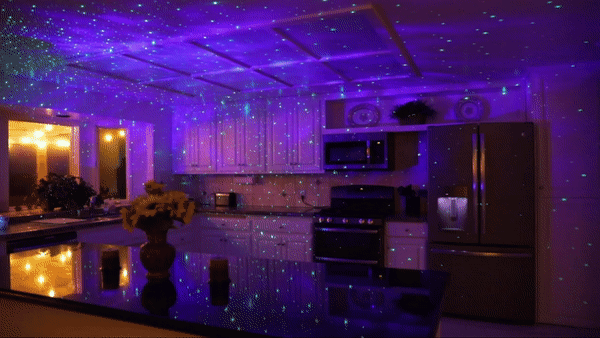 Galaxy Projector Night Light Ocean Wave Projection with Bluetooth - onlinemegasale.com