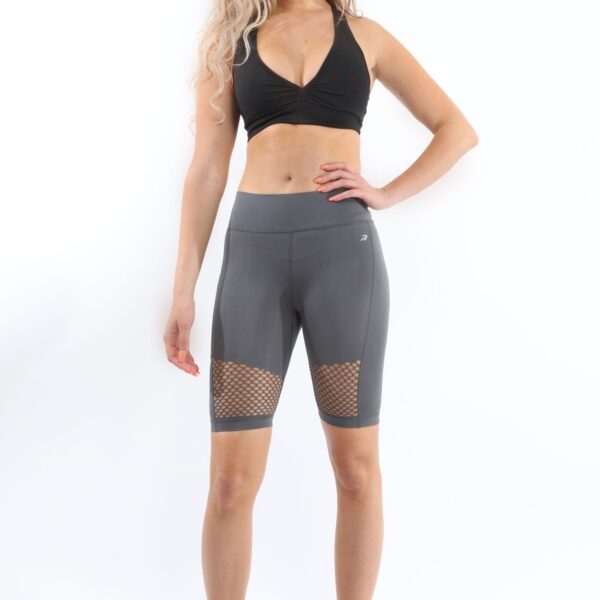Malibu Seamless Activewear Shorts - Grey