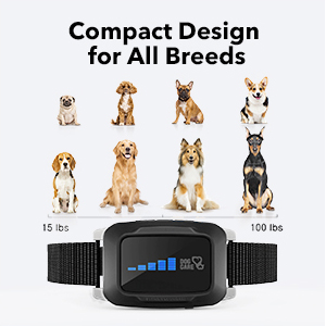 rechargeable bark collar dog bark collar for small medium large dog training collar no bark collar
